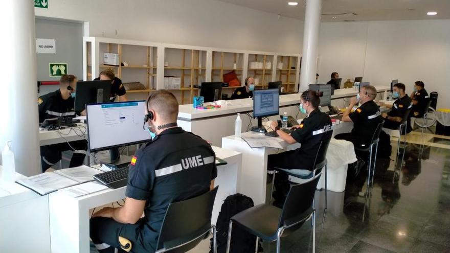 Los militares empiezan labores de rastreo