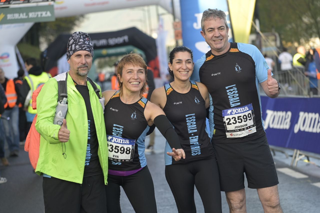 Ilusión y concentración en la salida de la Behobia-San Sebastián