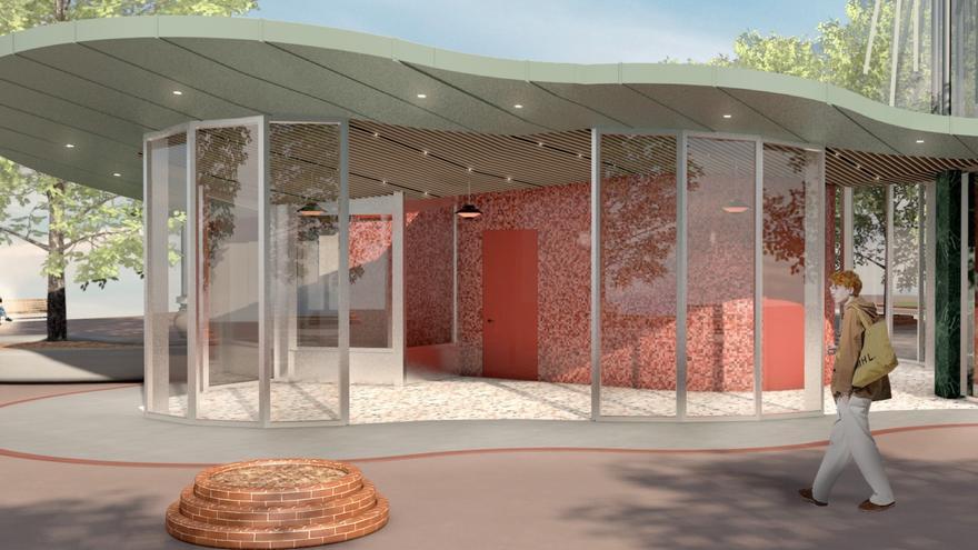Un kiosco de Doña Casilda más moderno