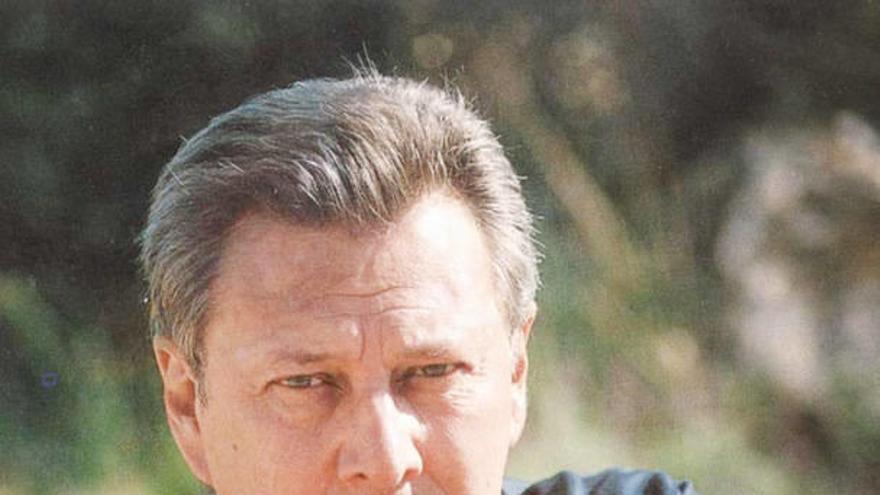 El popular actor Carlos Larrañaga, durante una entrevista.
