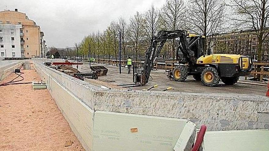 La urbanización de la estación de autobuses estará lista a fin de mes