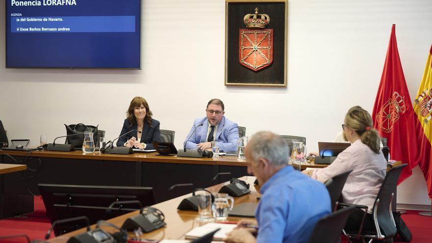 Barkos, en la ponencia para la actualización de la Lorafna
