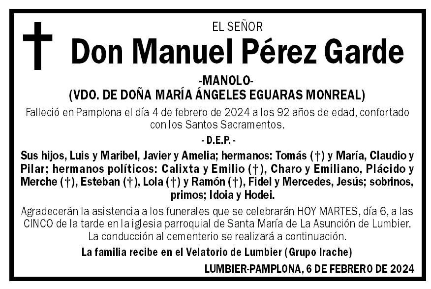Manuel Pérez Garde