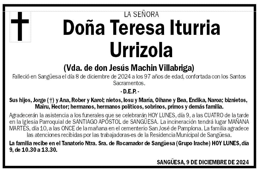 Teresa Iturria Urrizola