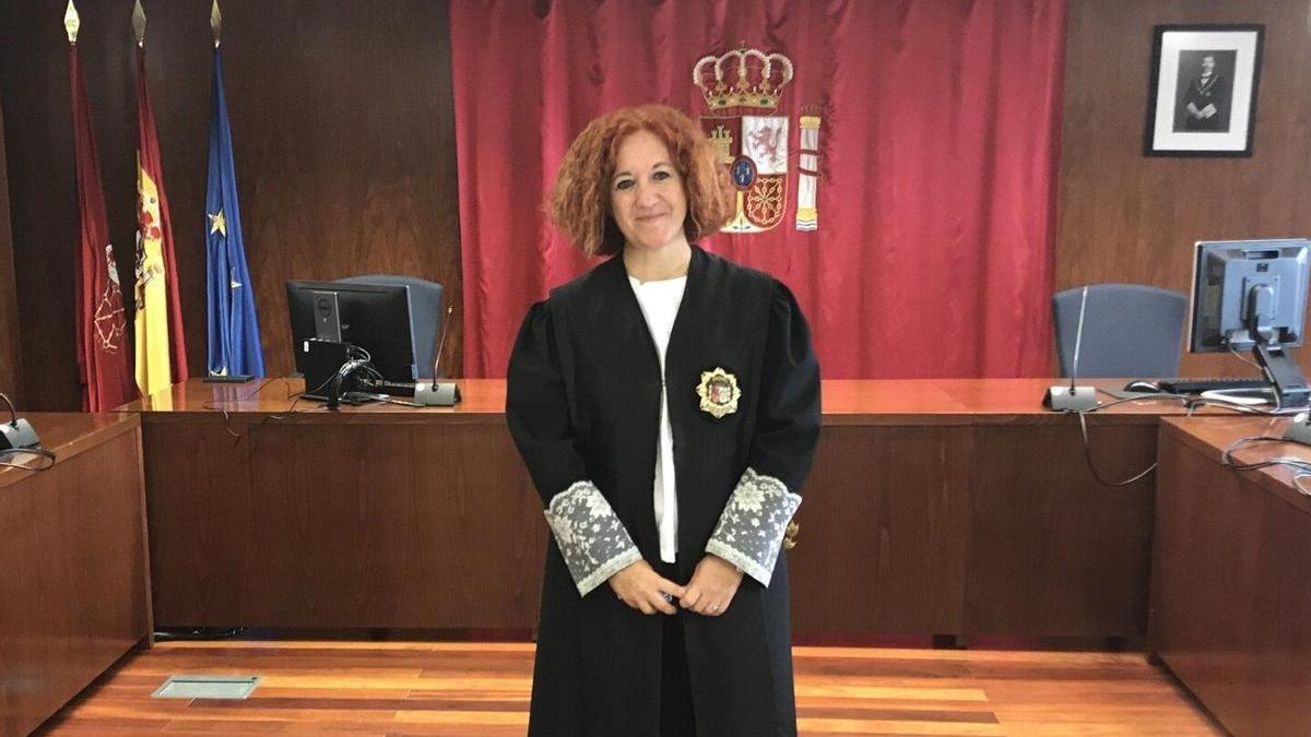 La magistrada Ana Llorca, cuando fue nombrada para la Sección Segunda de la Audiencia.