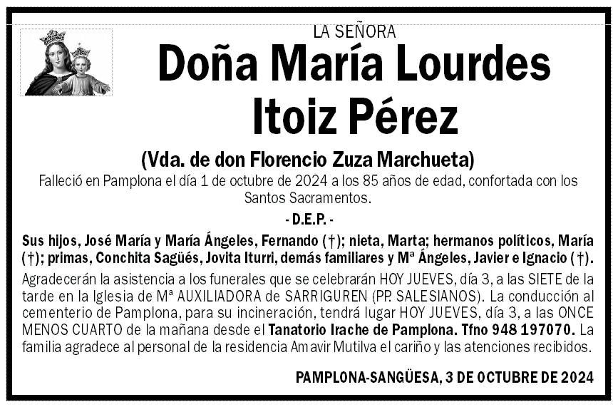 María Lourdes Itoiz Pérez