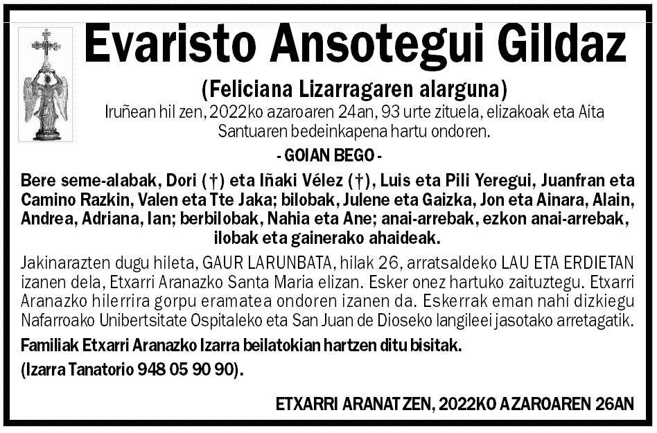 Evaristo Ansotegui Gildaz