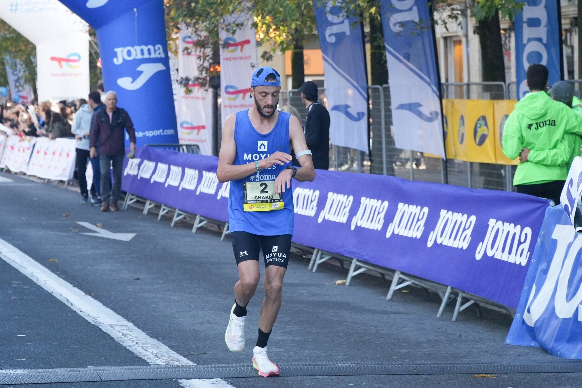 Los últimos metros de la Behobia