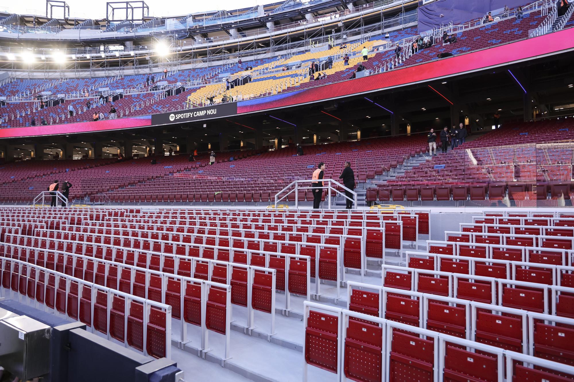 Fotos del nuevo Spotify Camp Nou en el primer día con público