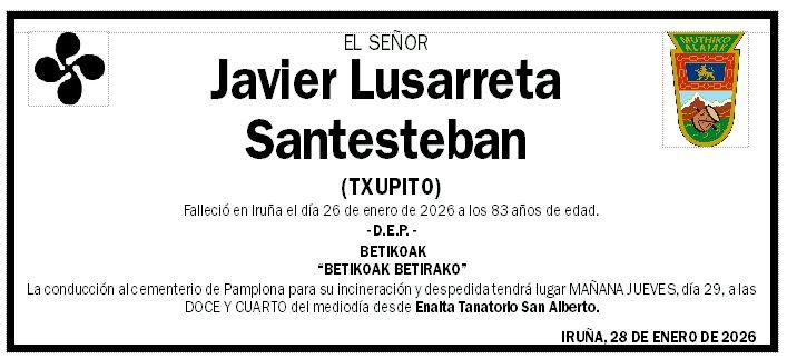 Javier Lusarreta Santesteban