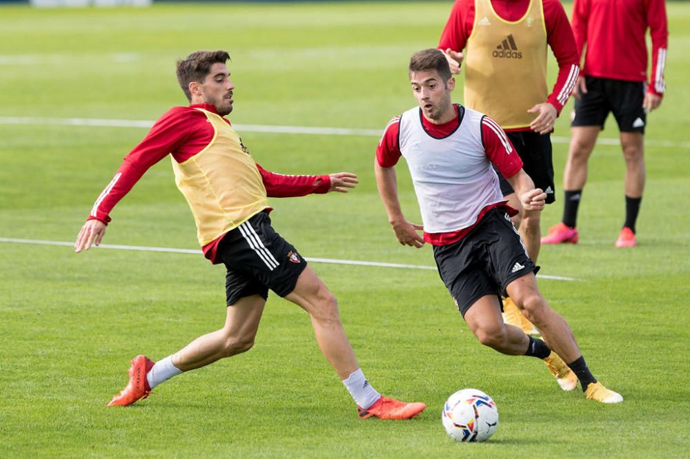 Osasuna vuelve al trabajo en Tajonar