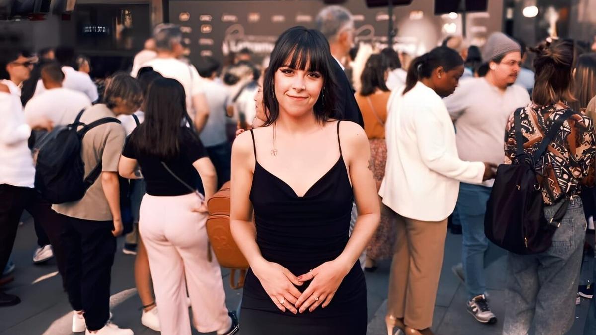 La escritora Itxaso Salgado, en la gala de los Premos Letrome
