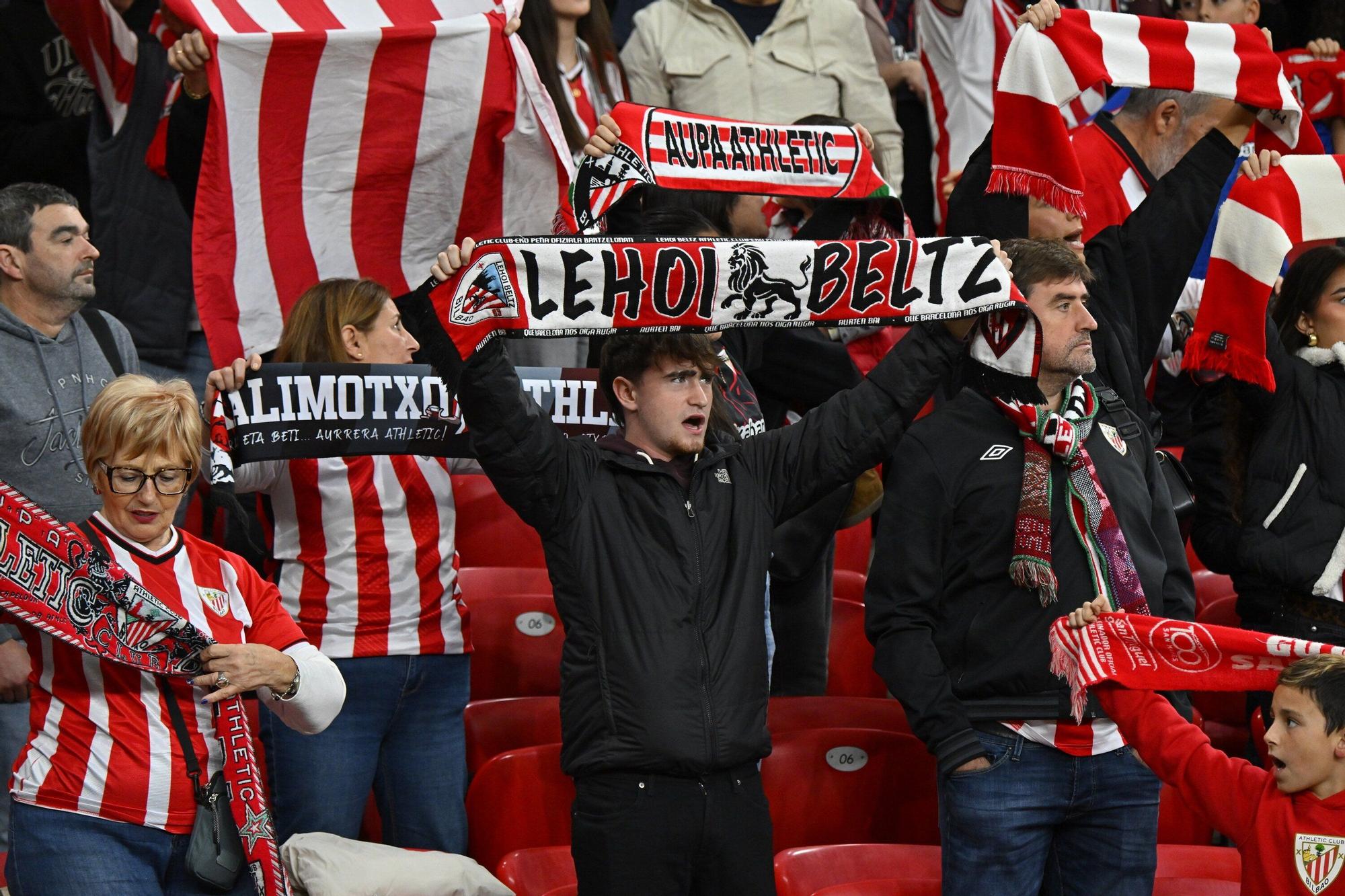 En imágenes: búscate en nuestra galería de la grada del Athletic-Getafe