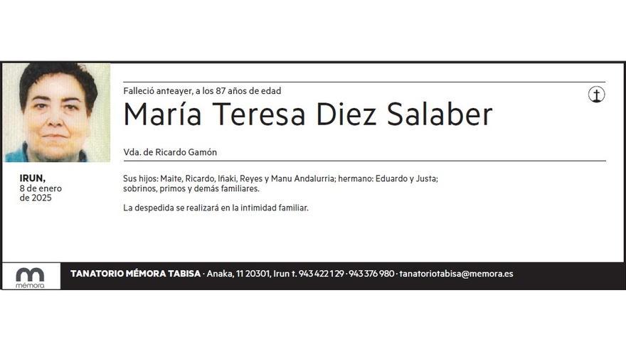 MARIA TERESA DIEZ SALABER