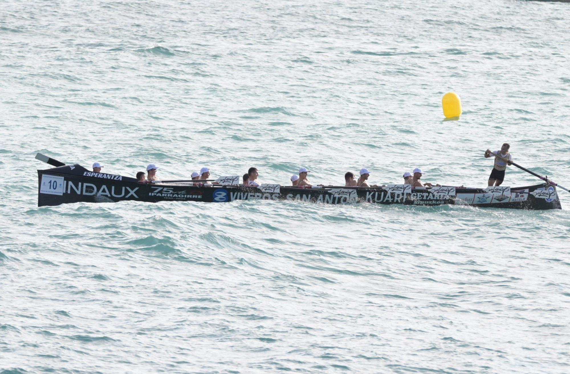 En imágenes: regata clasificatoria para la Bandera de La Concha