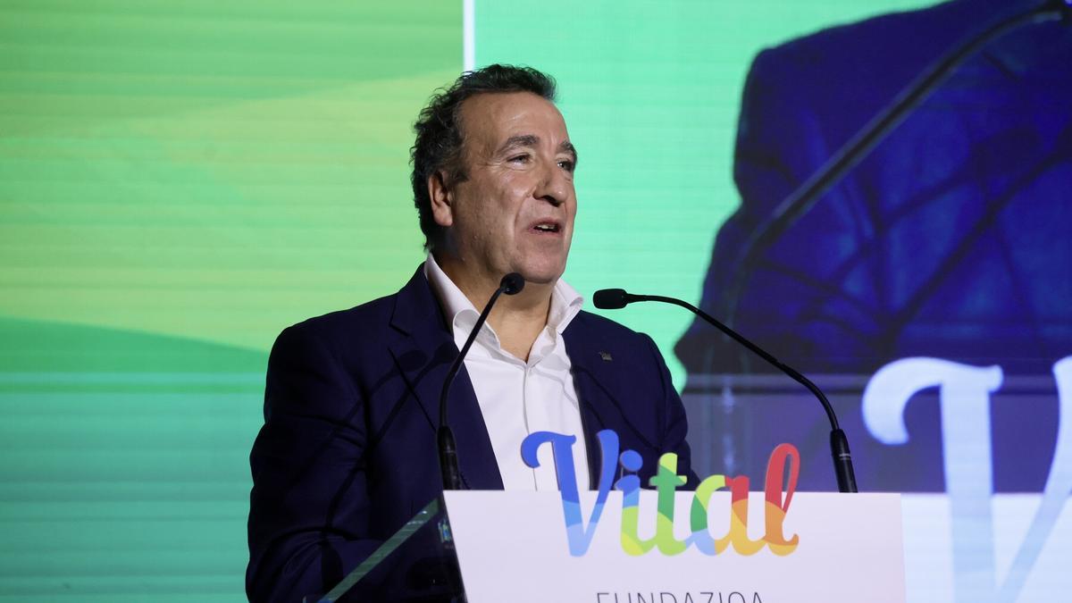 El presidente de Vital Fundazioa, Jon Urresti