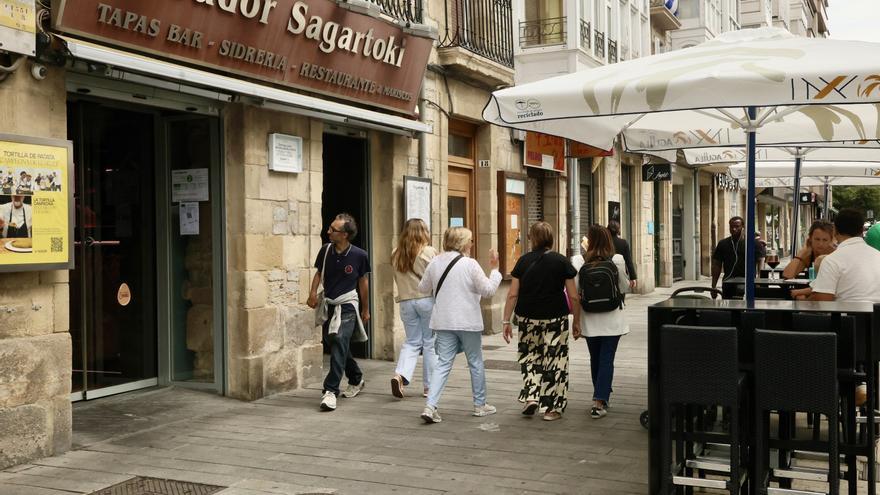El Sagartoki recupera su terraza en la calle Prado