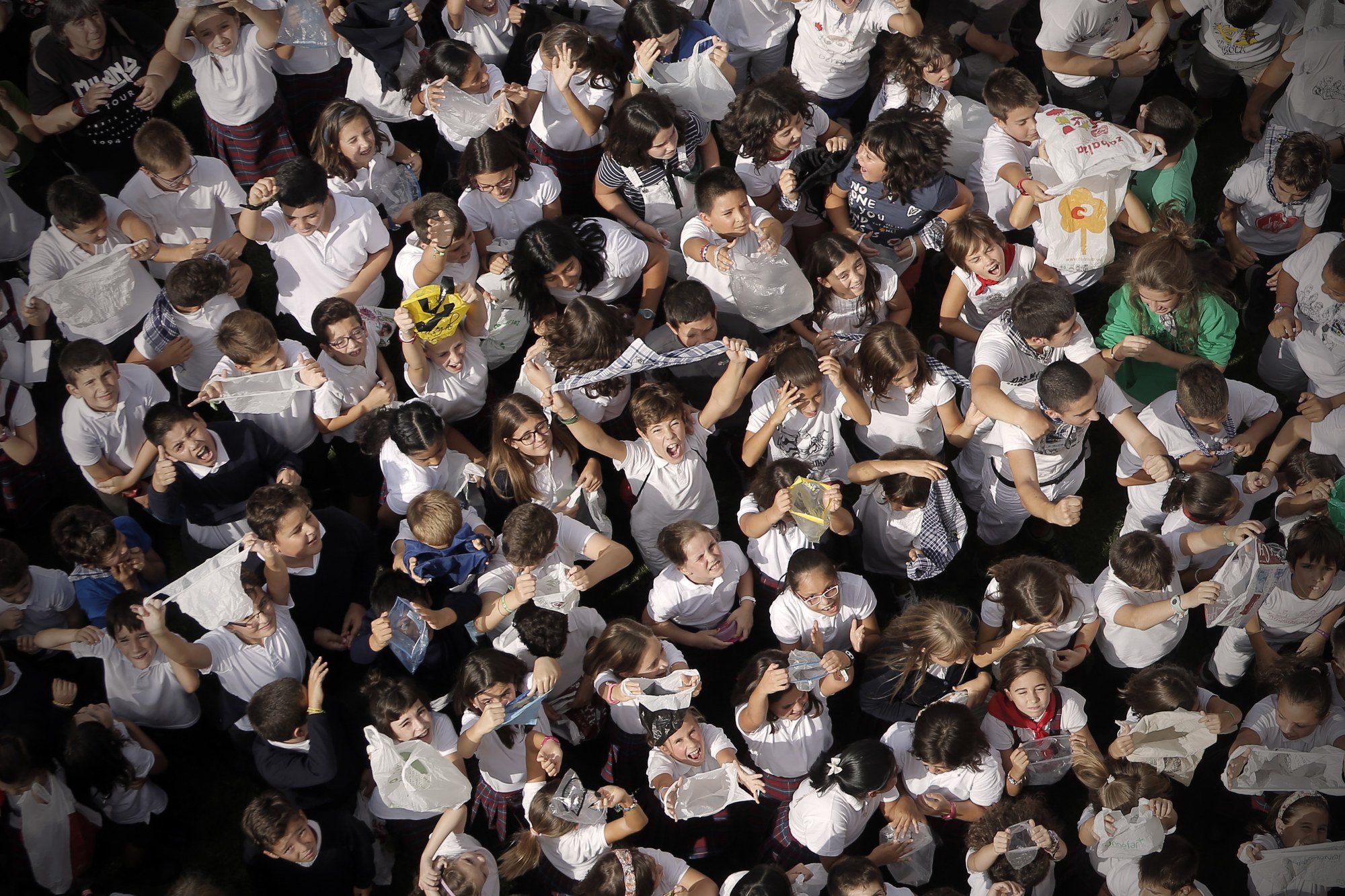 Protagonistas del cohete de San Fermín Txikito a lo largo de los años