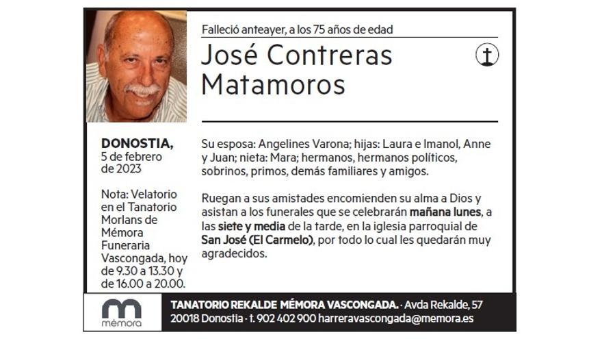 JOSE CONTRERAS MATAMOROS