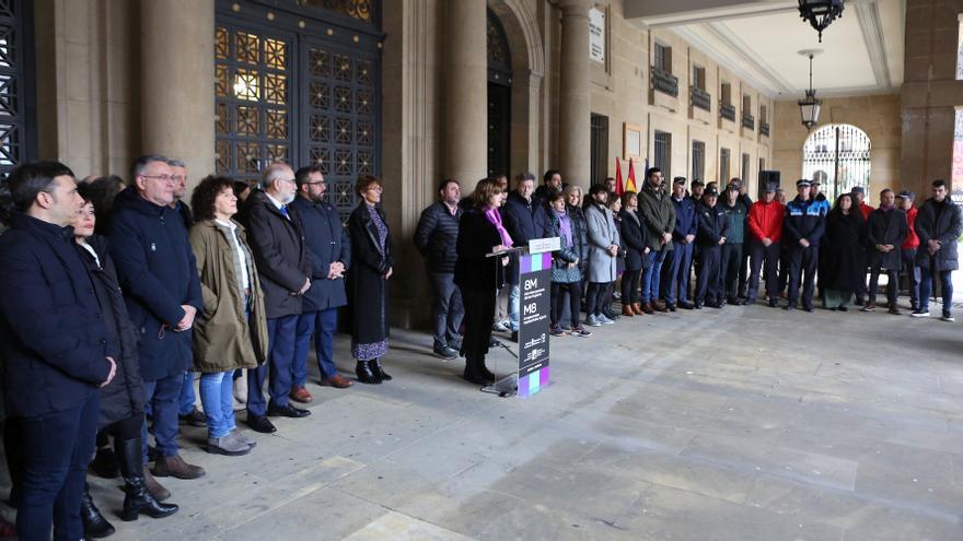 El Gobierno de Navarra y Parlamento Foral se concentran el 8 de marzo para reclamar igualdad real