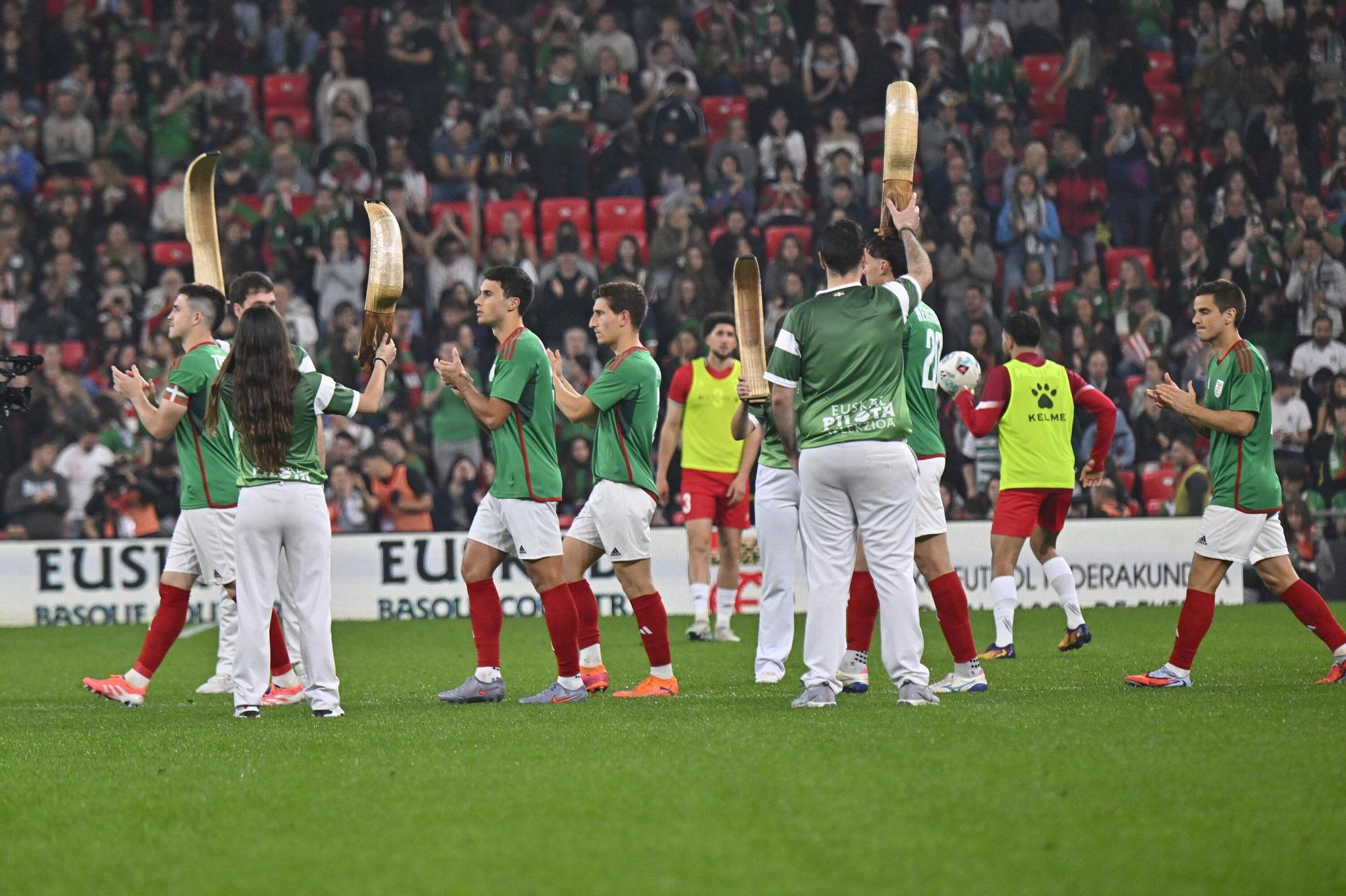 Las imágenes del Euskal Selekzioa - Palestina