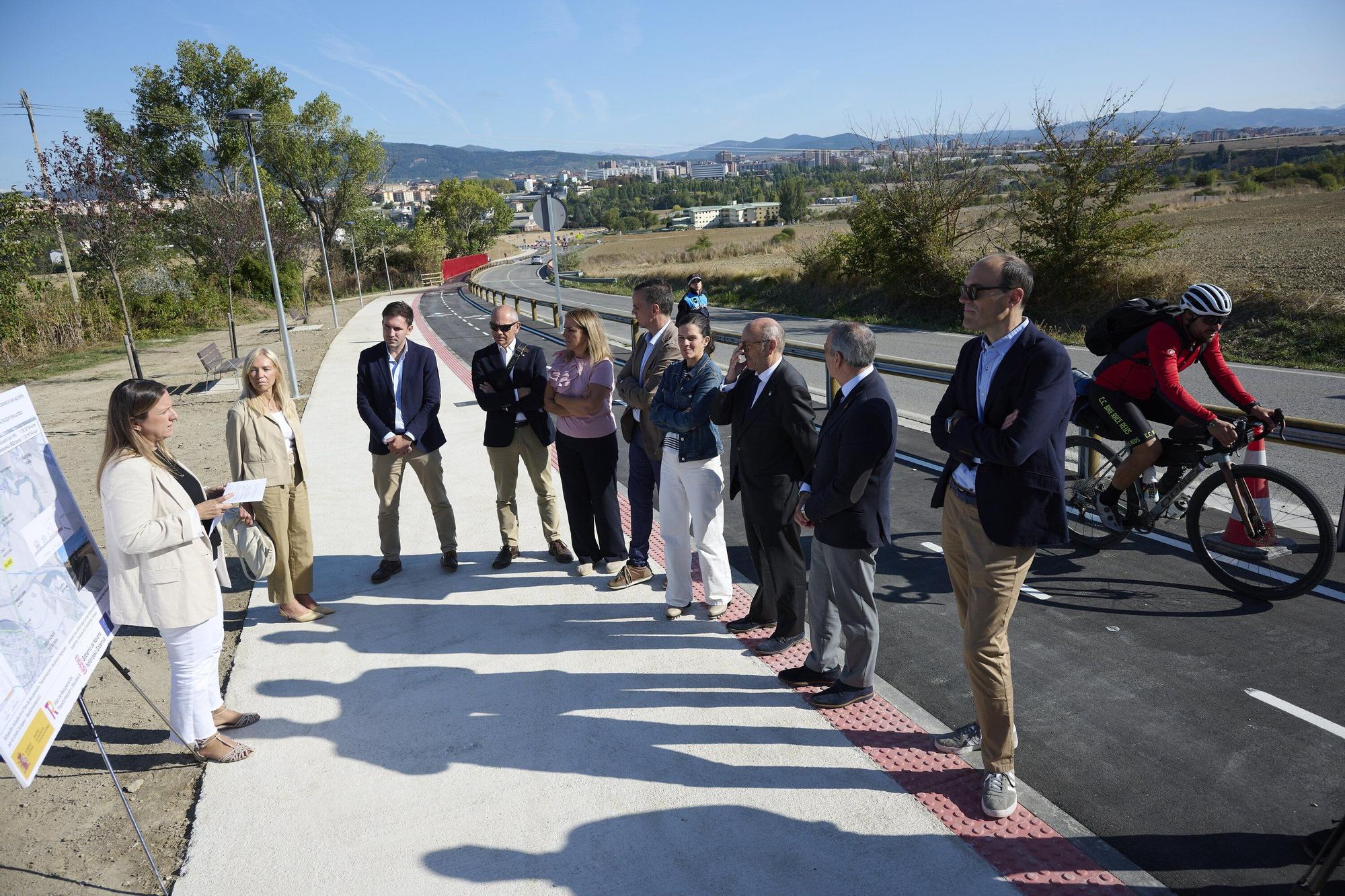 Fotos de la visita al carril bici entre Pamplona y Cizur Menor por el Camino de Santiago