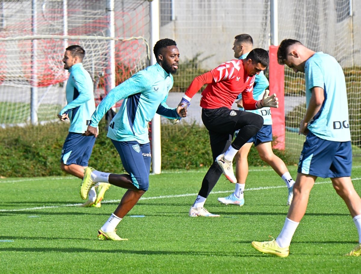 Entrenamiento del Athletic en Lezama