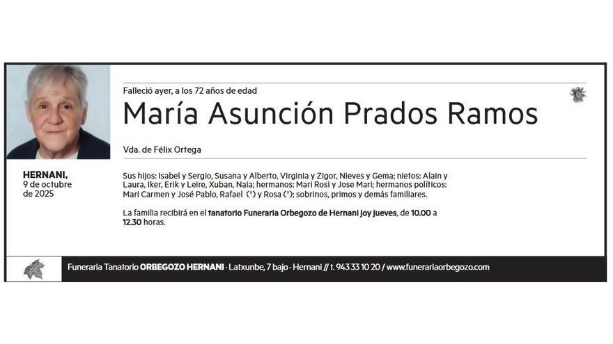 MARIA ASUNCION PRADOS RAMOS