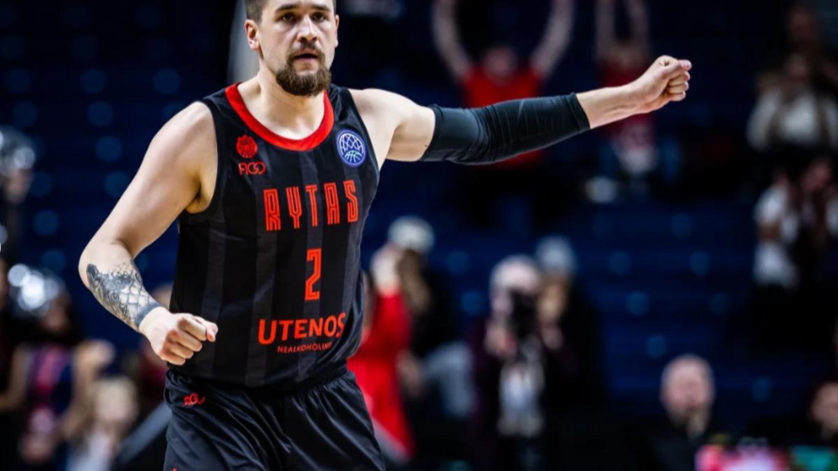 Margiris Normantas, con el Rytas Vilnius.