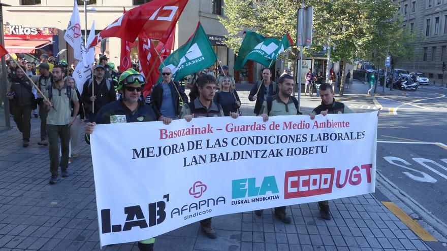 Fotos de la manifestación de Guarderío de Medio Ambiente