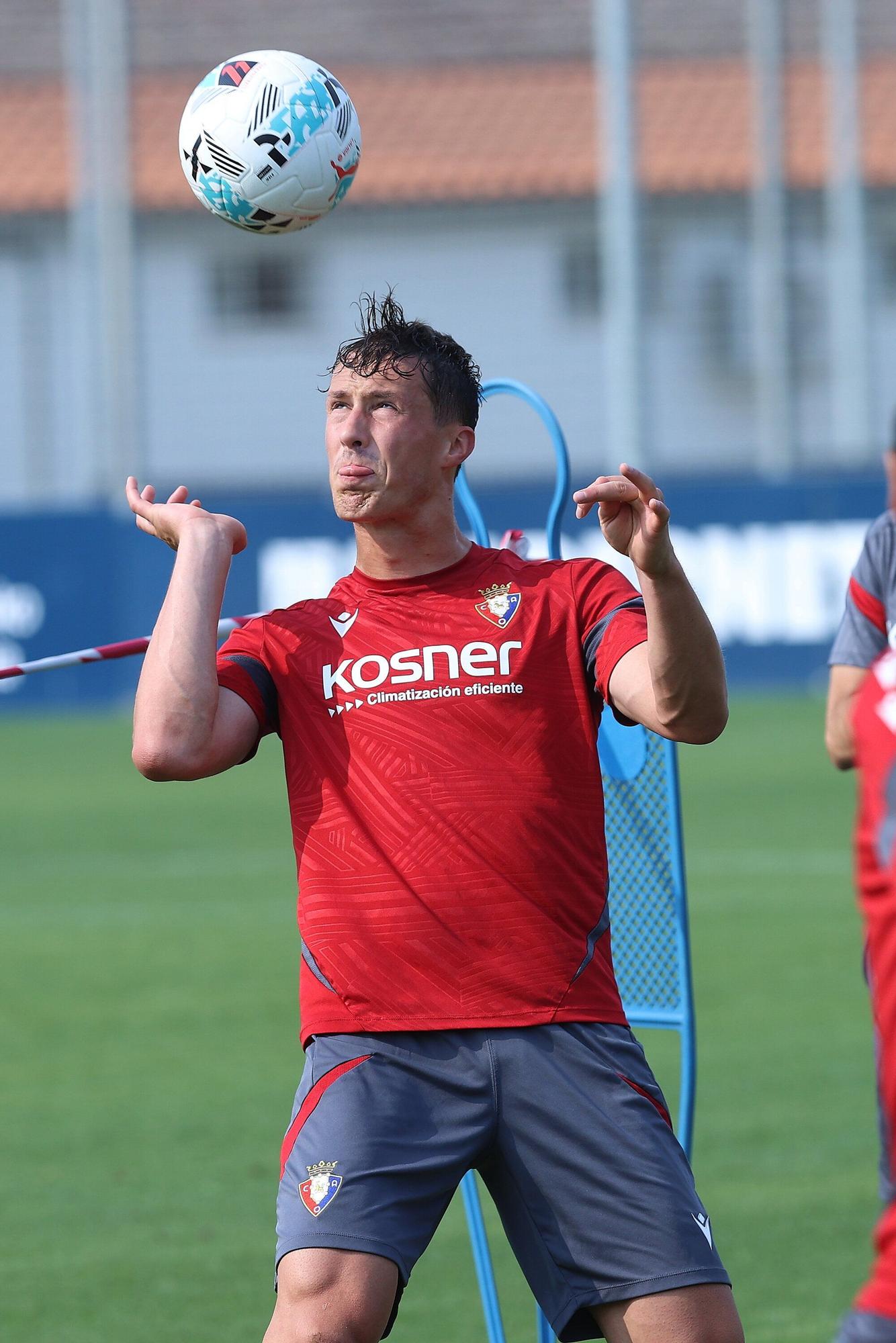 Fotos del entrenamiento de Osasuna del domingo 17 de agosto