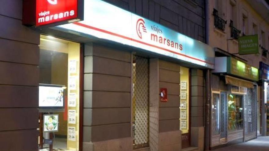 Agencia de Viajes Marsans en el centro de Madrid.