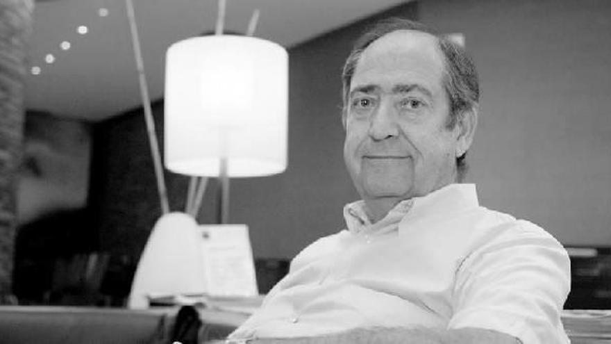 Josep Rivera, en uno de los salones del hotel Costa Vasca de Donostia.
