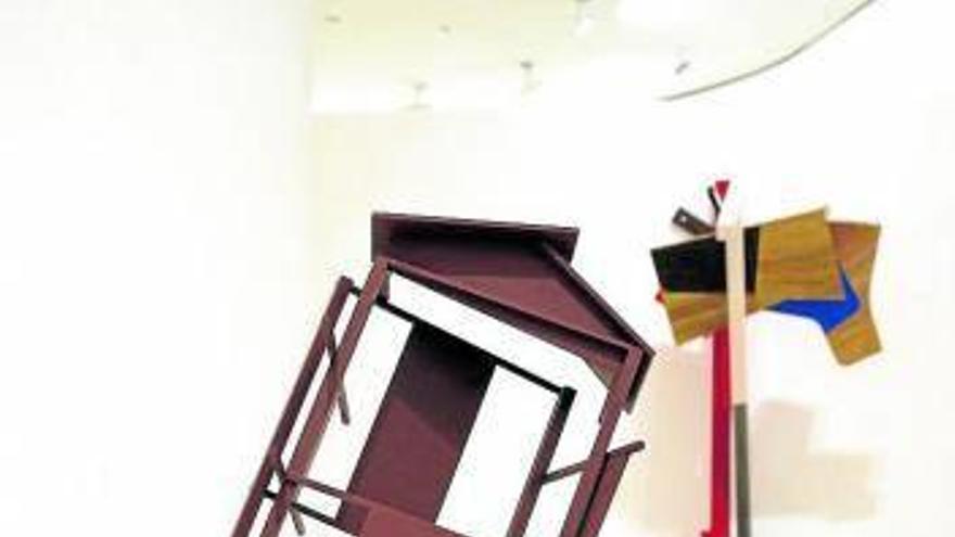 Una de las obras de Irazu en el Guggenheim.