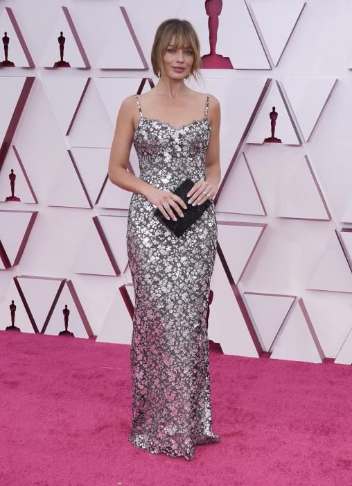 La actriz Margot Robbie en los Oscar