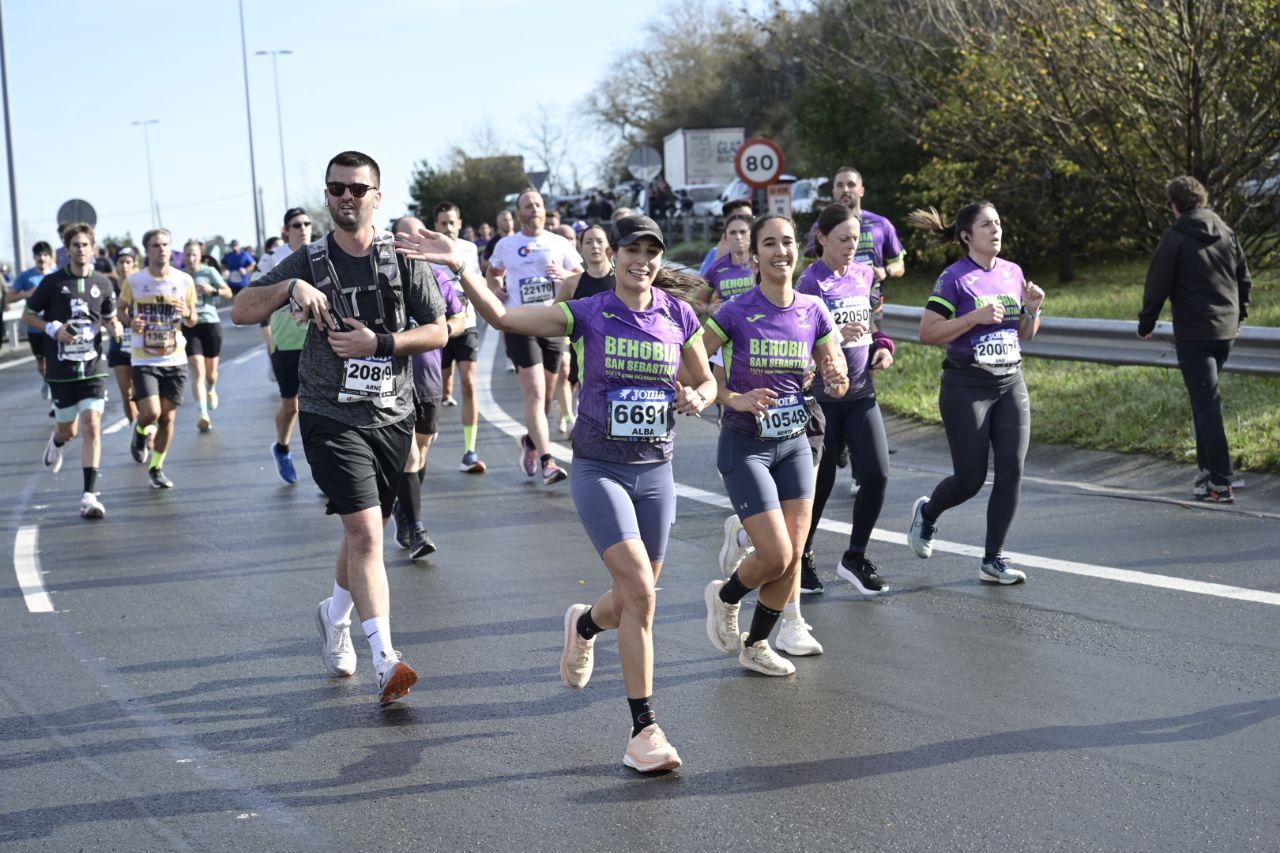 La Behobia, a su paso por Gaintxurizketa