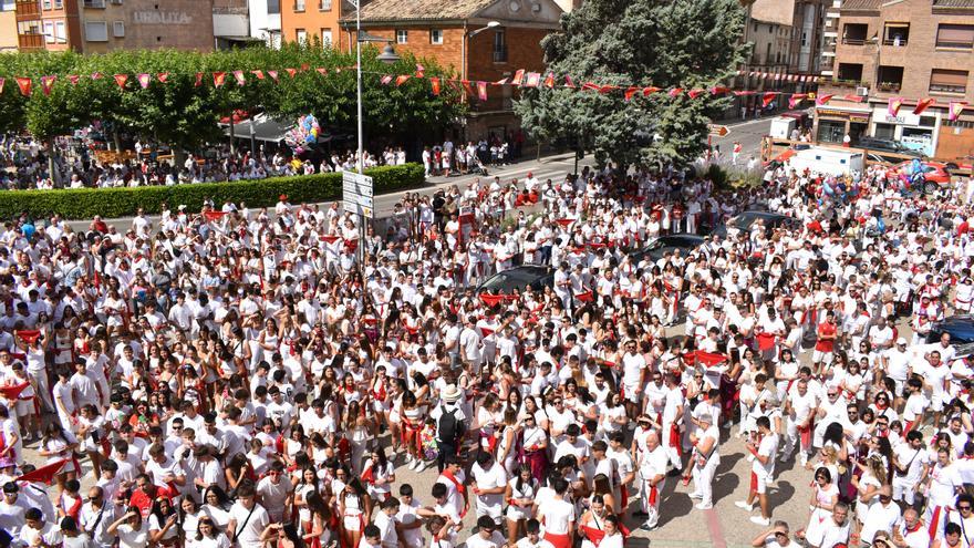 Un cohete en pro del deporte en Lodosa