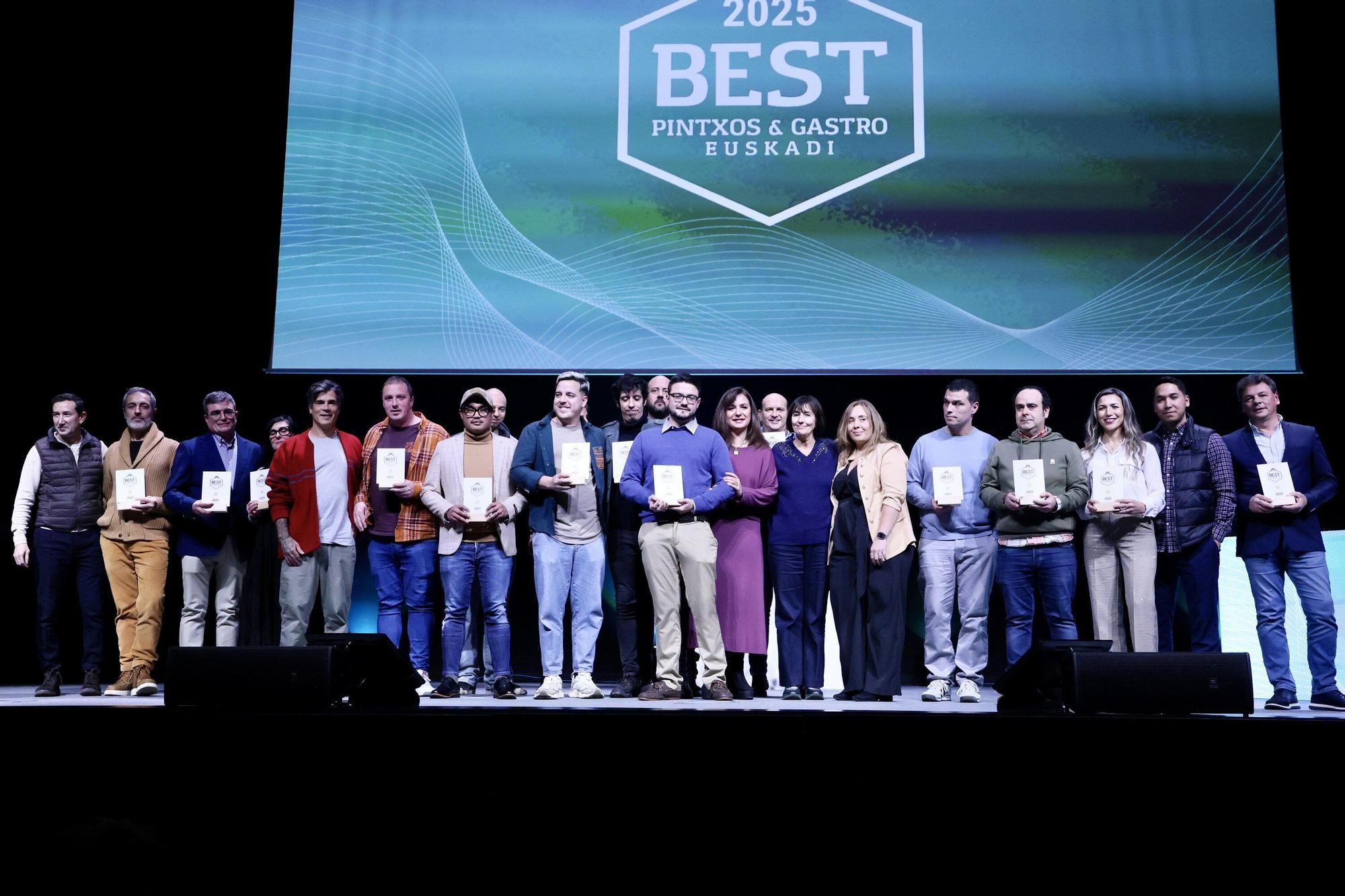 Las mejores barras de pintxos de Euskadi, premiadas en Vitoria