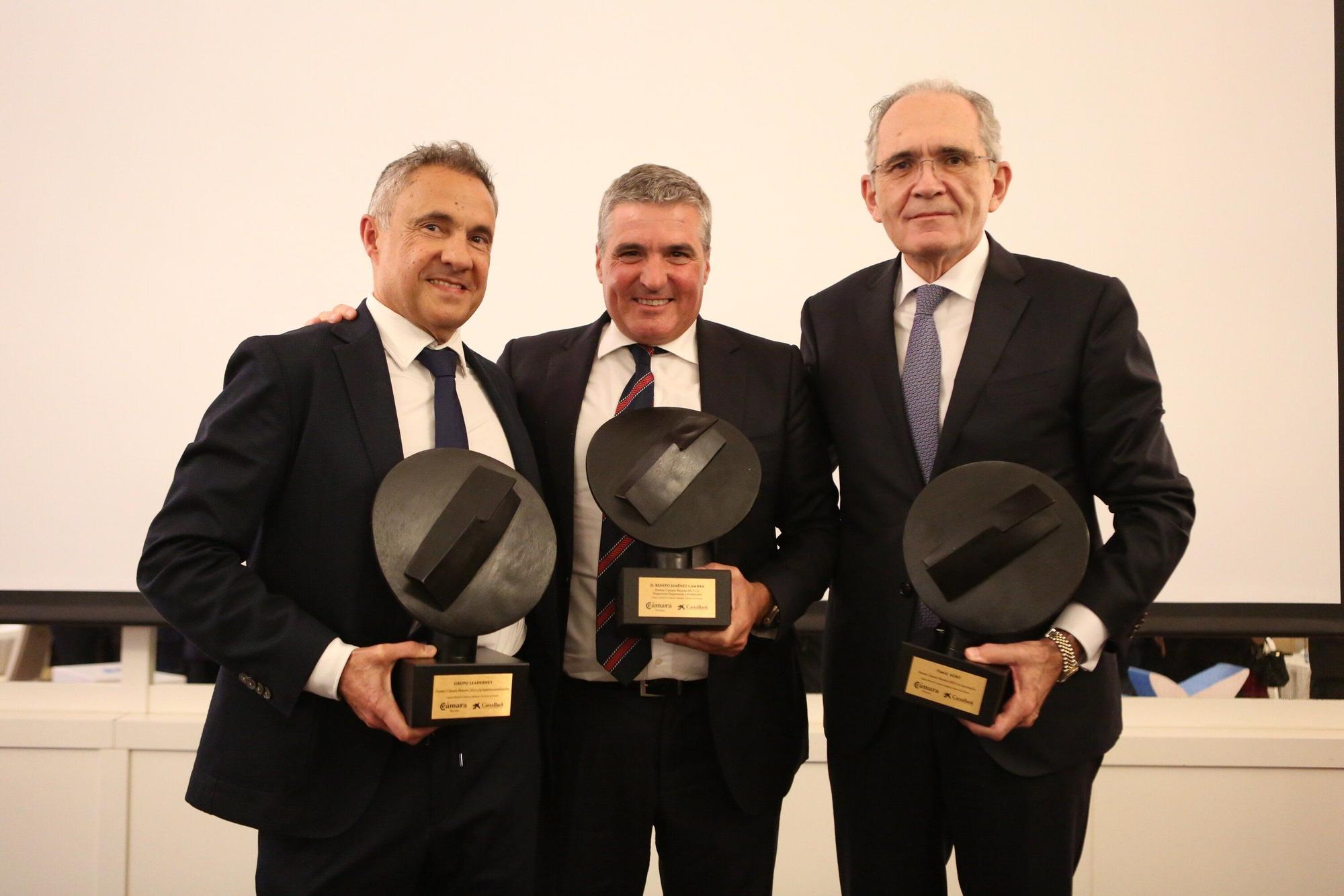 Fotos de la entrega de los Premios Cámara Navarra 2025