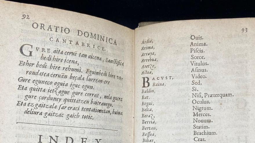 Un libro demuestra que el euskera ya se conocía en Europa hace cuatro siglos