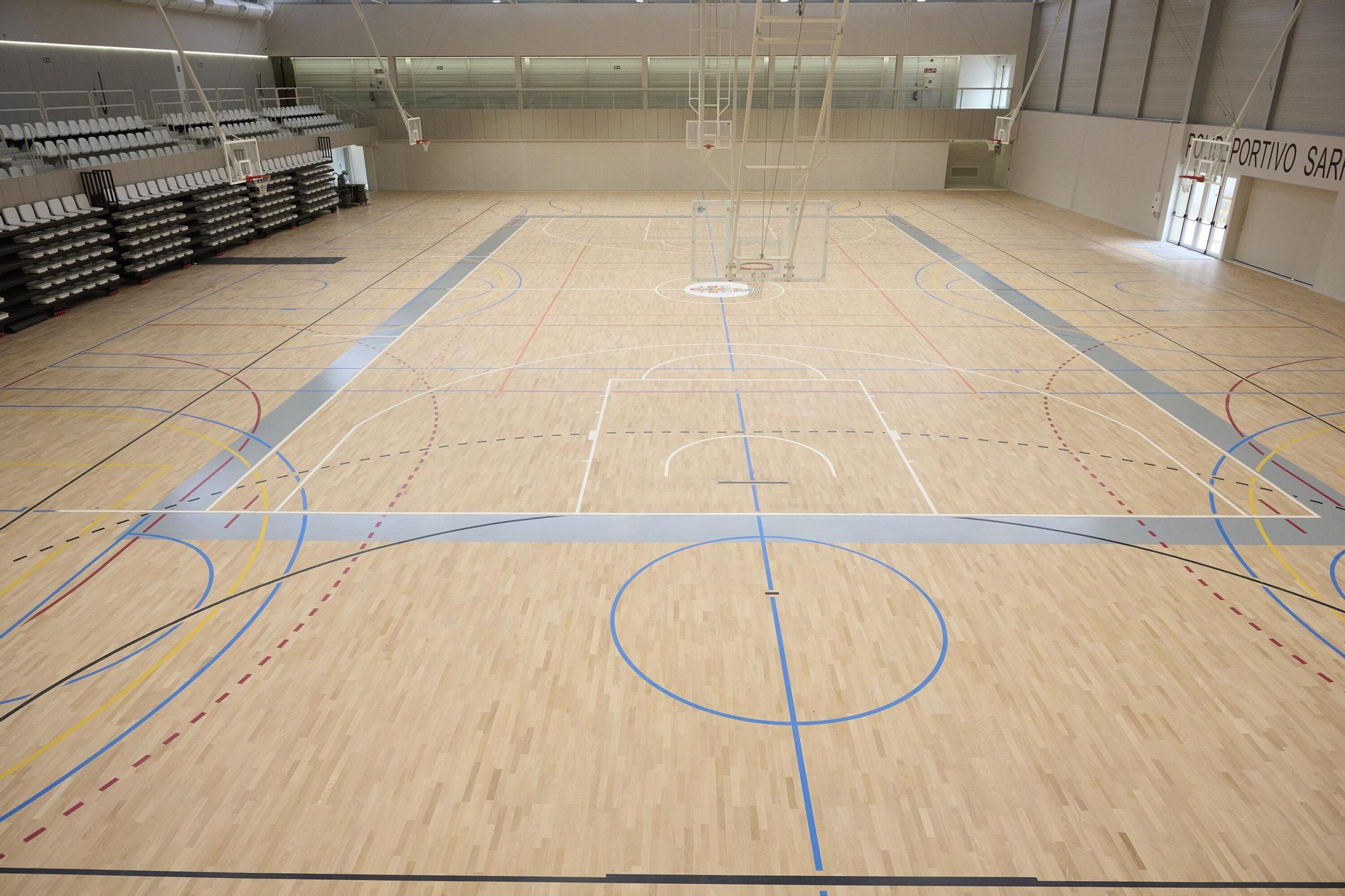 Fotos del nuevo polideportivo de Valle de Egüés