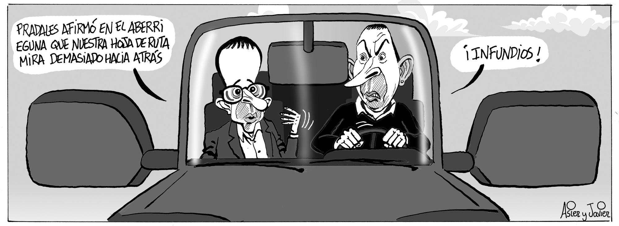 La tira de Asier y Javier del lunes 1 de abril