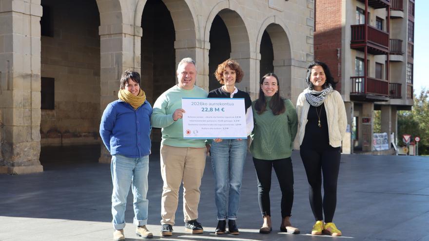 Oiartzunek inbertsioak bikoiztuko ditu 2026an