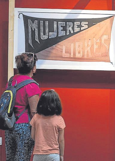 Imágenes de la exposición ‘Las Sinsombrero’.