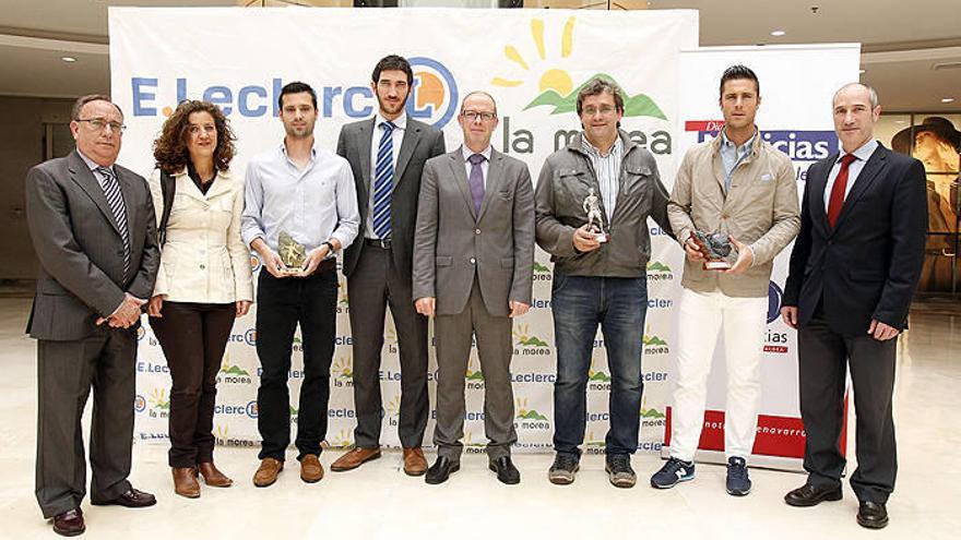 Luis Soria, Sara Sanz de Galdeano, Miguel Flaño, Carlos Esparza, Benito Rosso, Iñaki Ibáñez, Kike Sola y Jon Barriola.
