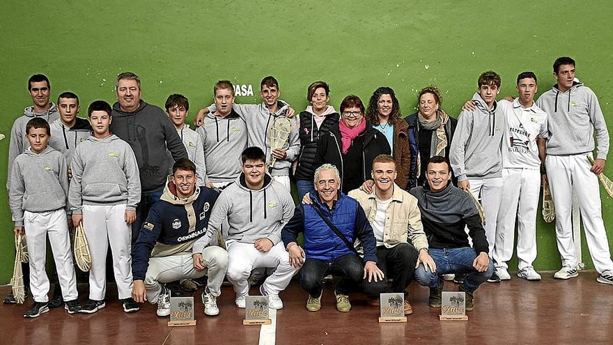 Finales de Xare con homenaje a mundialistas