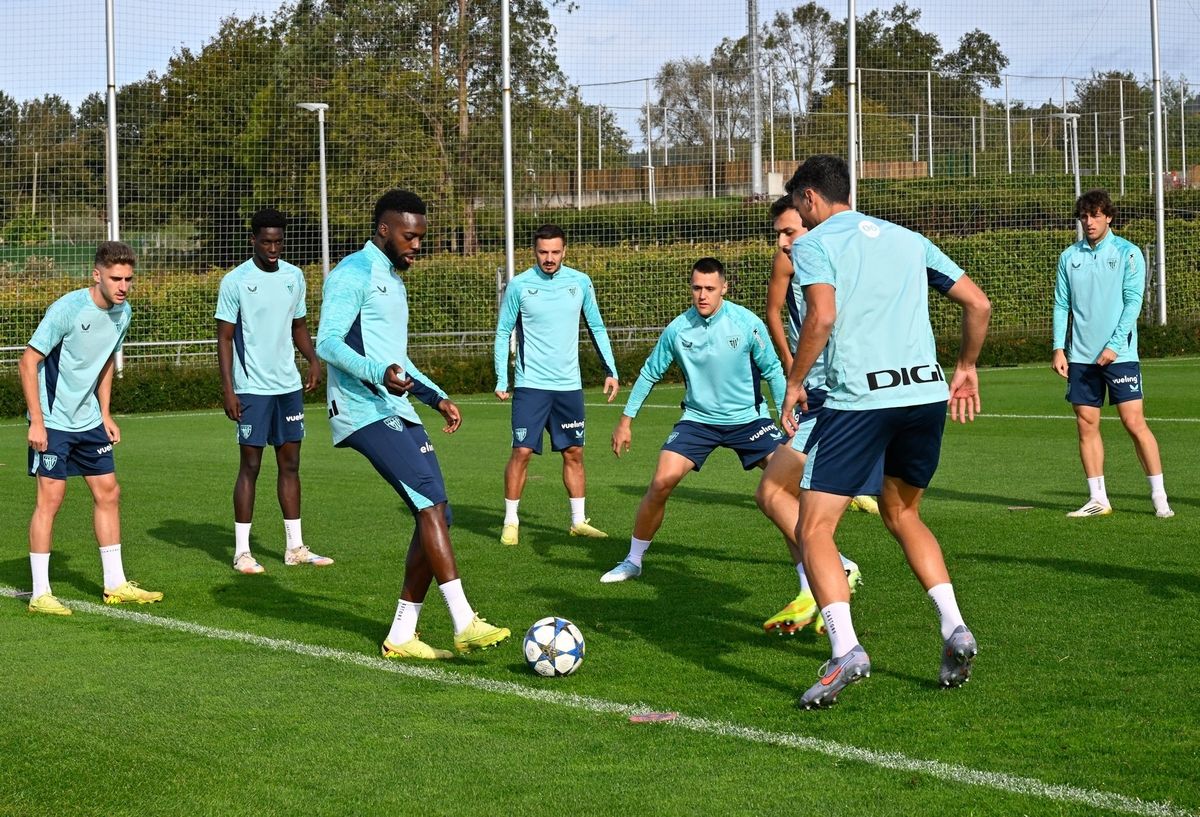 Entrenamiento del Athletic en Lezama