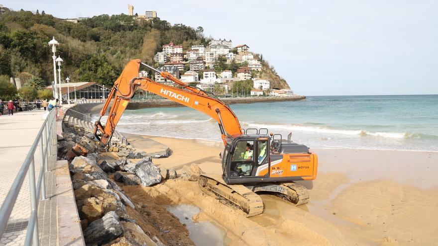 Las obras de reparación del paseo de Ondarreta comienzan mañana viernes 21 de noviembre