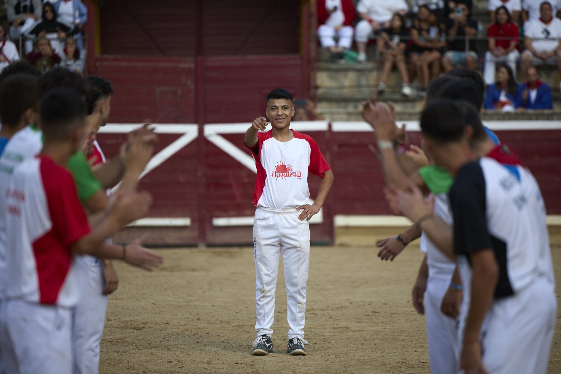 Fotos del concurso de recortadores de fiestas de Tafalla