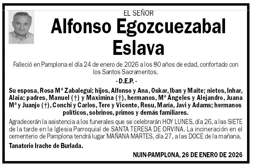 Alfonso Egozcuezabal Eslava